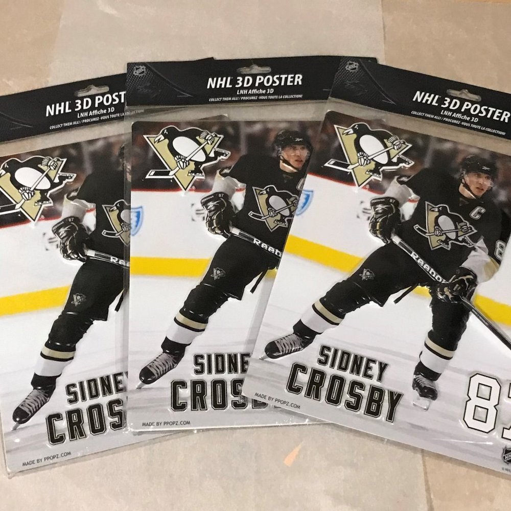 NHL sidney crosby 3d poster